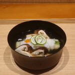 日本料理 幸庵 - 鱧の葛打ちと松茸の煮物椀