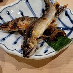 Saka gawa - 鮎の塩焼き