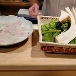 ぎおん 阪川 - 鱧と松茸のしゃぶしゃぶ