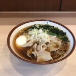 そばの神田 東一屋 - アサソバビンボー！　
      朝そば＋肉！　