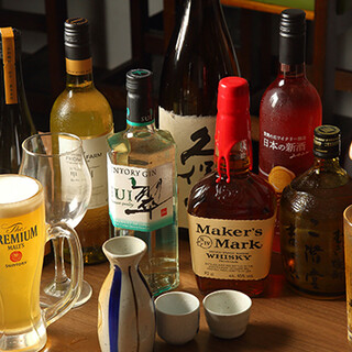 Do you like to drink various things? Highball fan? Two all-you-can-drink options to choose from!