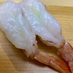 いなせ寿司 - 赤エビ