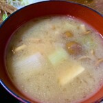 よしば - 味噌汁