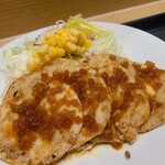 松屋 - チキン定食 肉4枚 680円