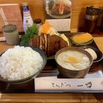 とんかつ一幸 - ⭐︎ キムチとんかつ定食　税込 ２,１１０ 円