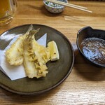 金田 - 天婦羅と天汁