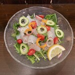 かもめ食堂 - 白身魚のカルパッチョ