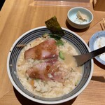 日本橋海鮮丼 つじ半 - かき混ぜて…     いよいよクライマックス！
