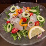 かもめ食堂 - 白身魚のカルパッチョ