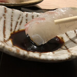 五嶋旅館 - 料理写真:大分の刺身。