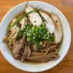 麺饗 松韻 - 【限定麺】冷たい肉そば(大)