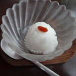 Restaurant μ - ライチシャーベット