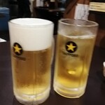 Izakaya Takeko - ファーストドリンク生ビール＆緑茶