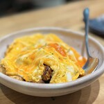 花 - 花のマーボ豆腐   卵の下に濃い目の麻婆豆腐あり！