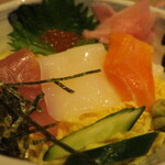 かかし - ミニ海鮮ちらし寿司麺セット