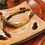 割烹 やました - どぜうの骨せんべい