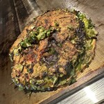 Okonomiyaki Ishiri - 牛すじネギ焼き