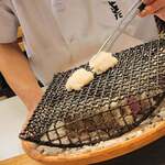 割烹 やました - 鱧　焼き霜　