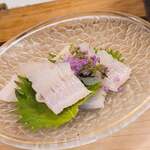 割烹 やました - 鱧　焼き霜　