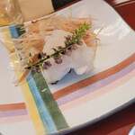 割烹 やました - 鱧　焼き霜　