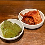 マンナ - 白菜キムチ　胡麻の葉醤油漬け