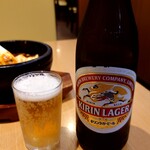 蓬溪閣 - 瓶ビール：550円