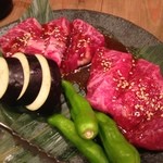 えどぼり 和じ庵 - 和牛三種盛合せ