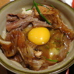 鉄板料理 堂島 - 2013.9和牛すき焼き弁当を活用したキャノンデール流すき焼き丼