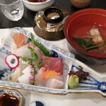 龍宮殿 - お造り・お椀♪