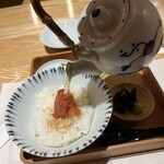 越前がに・旬のお料理 らでん - 福井梅お茶漬け