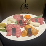 Yakiniku Ushishi - 色々な部位をお楽しみ頂ける盛り合わせも各種ご用意しております！