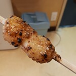 Kiraku Goheimochi - 団子状の五平餅。一つ食べた