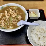 たか幸食堂 - とりねぎラーメン（日替りセット）