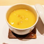 渋谷 すし仙 - とうもろこし餡かけ茶碗蒸し