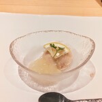 渋谷 すし仙 - もものシャーベット