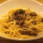 オステリア ミオ・バール - 鴨のラグーソースのスパゲティ