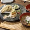 恵比寿橋酒場TUGI - アジの天ぷら定食