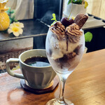 ORIGINAL CAFE - Richカカオ&ラムレーズンRawパフェ