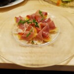 カジュアルフレンチBar 7FUKU - 生ハム イチヂク