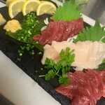 Recommended by the head chef ◎ Directly delivered from Kumamoto! Assorted horse sashimi