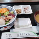 うろこいち - ちらし丼＋ちょいウニ