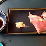 道草庭 - 牛寿司　ミスジで絶品！！