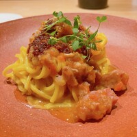 マンサルヴァ - パスタ タリオリーニ　仔牛　レモン