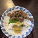 Ichikawa - 湯引きと肝の佃煮