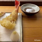 Kakudai - 海老天ぷらを塩で