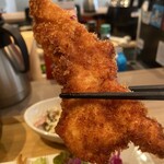 よこぼり食堂 - サクサクのチキンカツも美味い