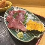 Midori Sushi - めばち鮪と天然ぶりのお刺身