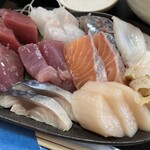 魚勝 青野水産 - お刺身定食スタンダード1,180円