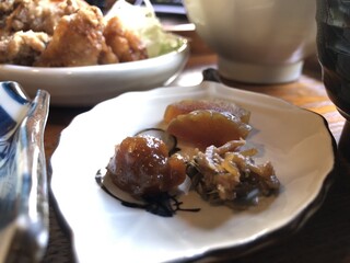 Kotegawa Shouten - 鯛味噌、山椒ちりめん、奈良漬
