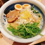 俺流塩らーめん - ゆずつけ麺(麺硬め、中盛、スープ普通)_¥1,100